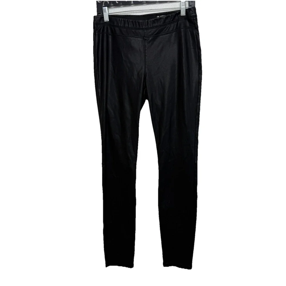 Blank NYC Black Faux Leather Pull‎ on Legging Size 29